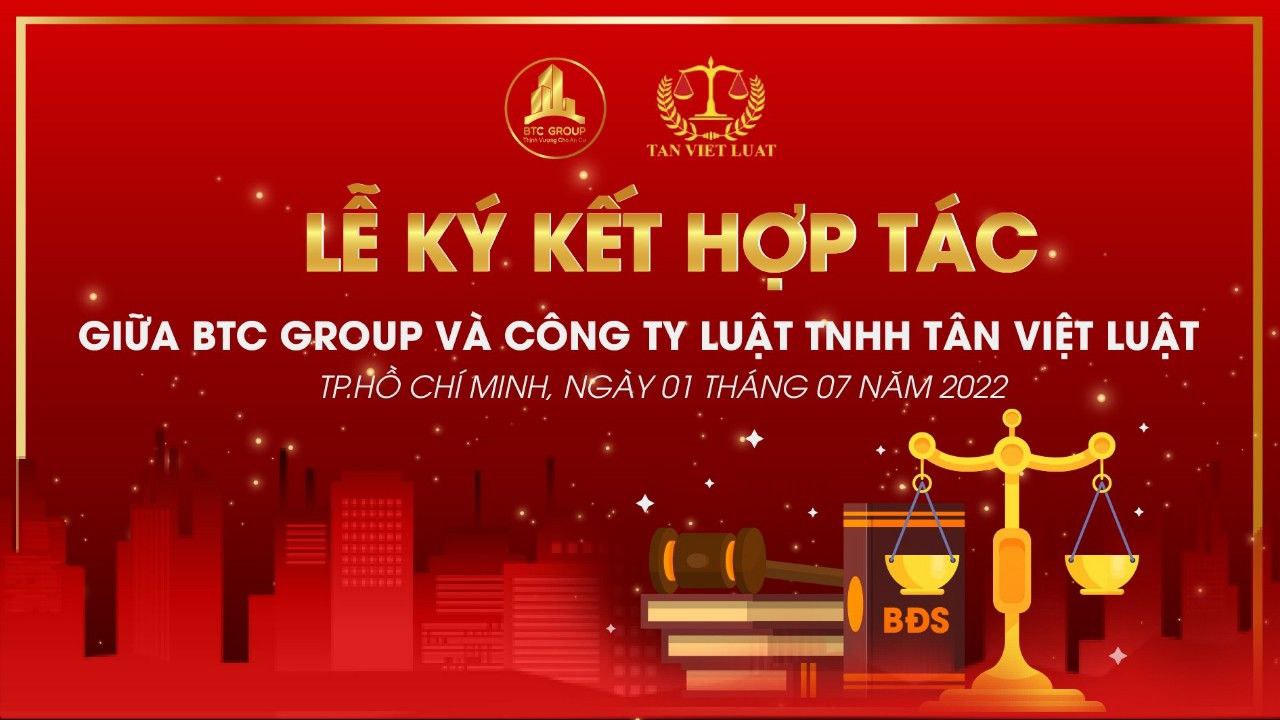 Lễ ký kết giữa BTC Group và Công ty Tân Việt Luật